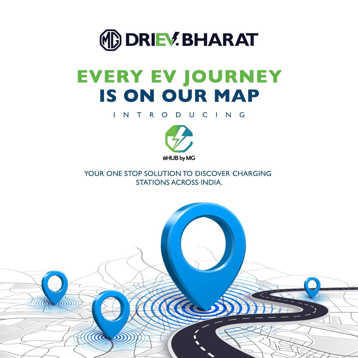 MG Motor launches eHUB, a game-changing unified charging platform, at the DRIEV.BHARAT event in New Delhi.

This innovative solution brings together multiple charging networks into one seamless interface, making charging your EV a breeze. With real-time updates and wide
