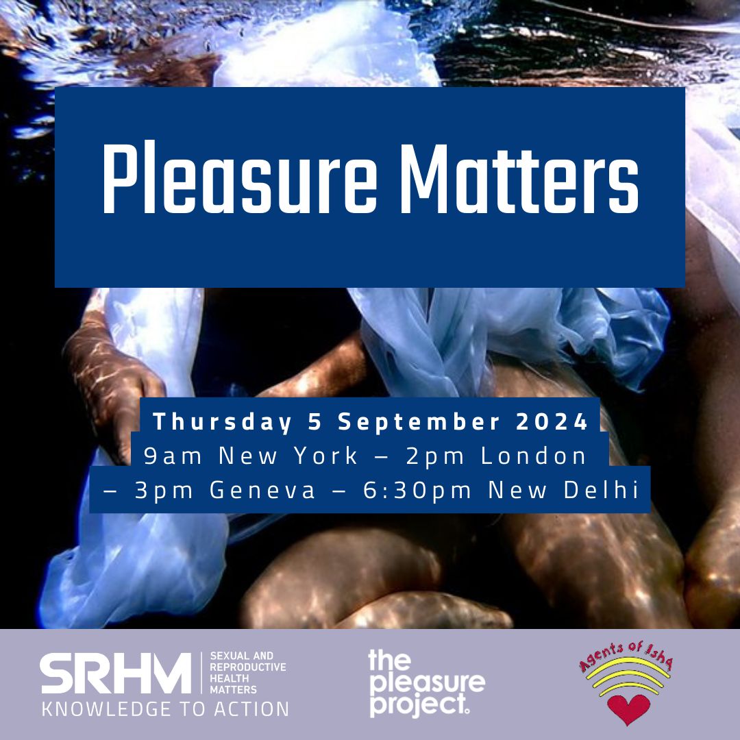 SRHMJournal's tweet photo. Gear up for an engaging webinar co-hosted by SRHM, @thepleasureproj and the @AgentsofIshq. It also marks the launch of The Pleasure Project and Agents of Ishq's editorial and first Special Collection of the SRHM Journal on #SexualPleasure! Register here: https://t.co/nZXashxKYK https://t.co/LqiZ2pxImB