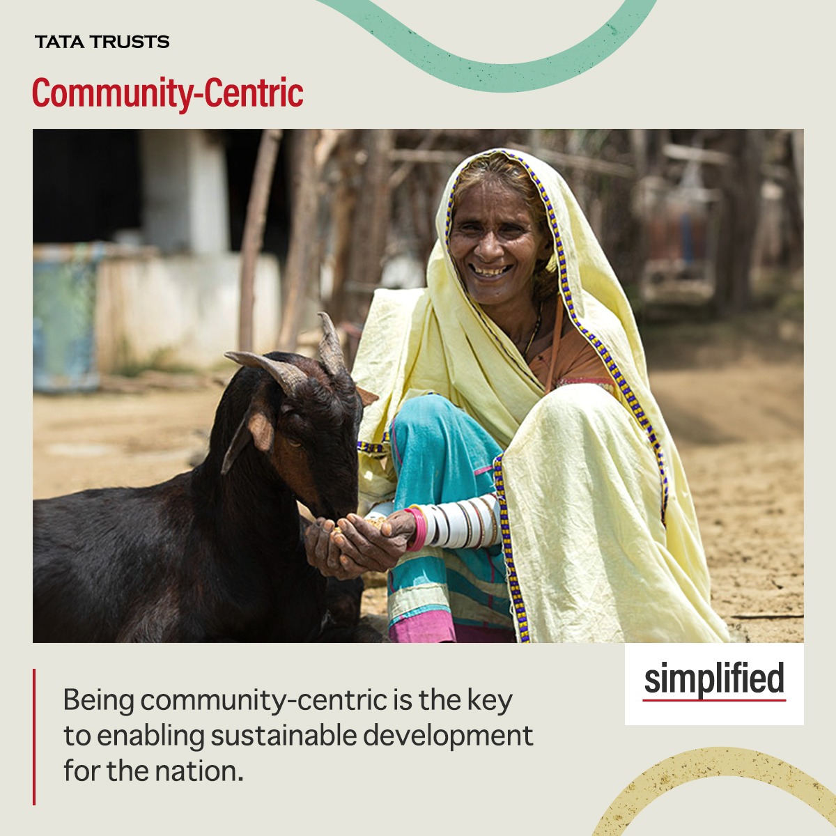 tatatrusts's tweet photo. #Simplified #SocialSectorSimplified #CommunityCentric #LearnWithTataTrusts #Community #EmpoweringCommunities #Collaboration #TataTrustsVision #PhilanthropyImpact #India #Development #TataTrusts https://t.co/YKCIn6qgFU