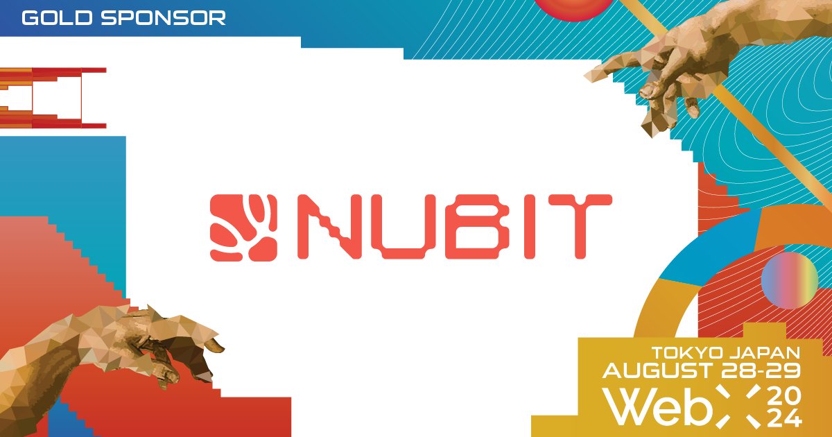📢 <a href="/nubit_org/">Nubit | Bitcoin Thunderbolt</a>  が #WebX のGold sponsorに決定📢

We are proud to announce that <a href="/nubit_org/">Nubit | Bitcoin Thunderbolt</a>  will be the Gold sponsor of #WebX2024 🇯🇵
See you on 28-29th August in Tokyo🗼

チケット購入 Get your tickets:⬇️
webx-asia.com/?lang=EN
