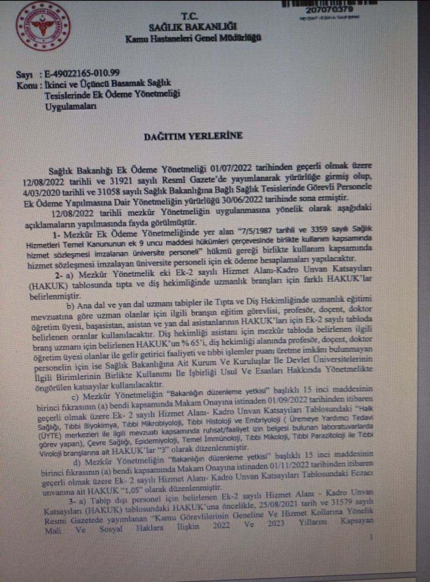 Bir çok maddesi Danıştay’ca iptal edilen ek ödeme yönetmeliği iptal edilen maddeler dahil bugün  yeniden yayınlanarak yeni bir yönetmelik statüsü kazandırılarak yargı kararlarının etrafından dolaşılmıştır.

Preklinik branşlarda çalışan meslektaşlarımızın HAKUK katsayıları yeni