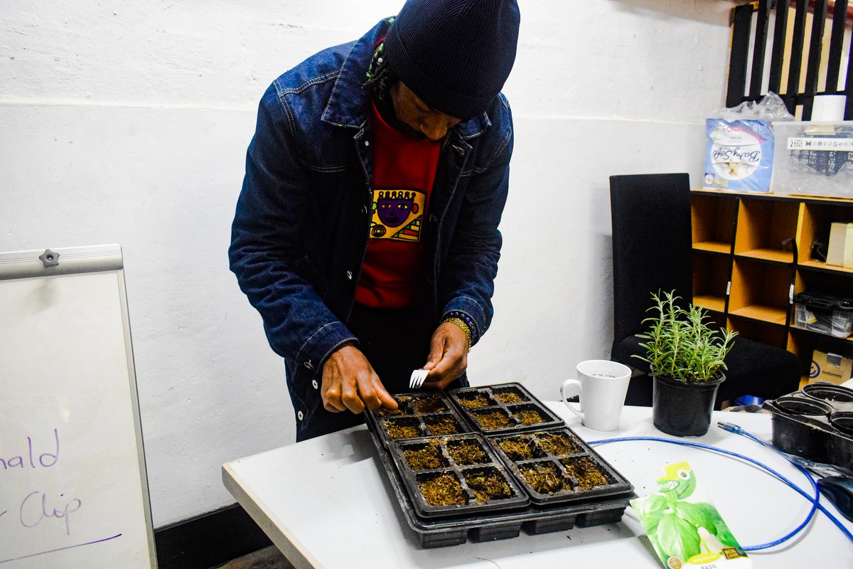 Planting seeds and spreading smiles. Tiisetso Mphuthi's love for plants grows everyday🌱