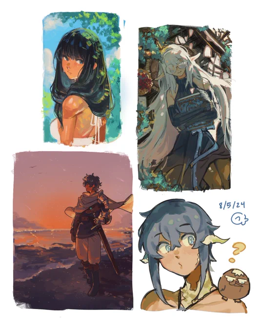 color studies ft. ocs 
