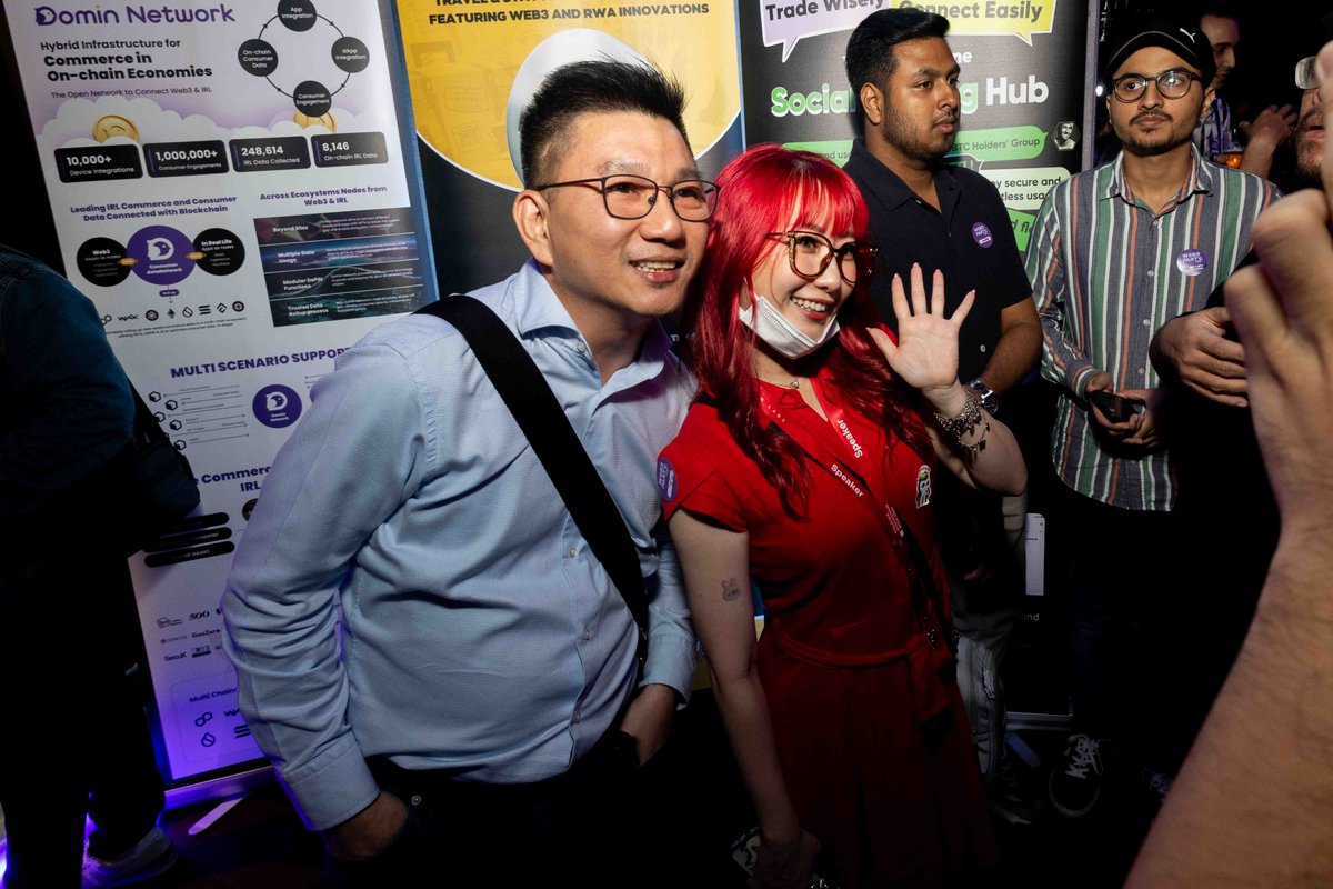 The_8lyxium's tweet photo. The night in KL was amazing! Thank you to everyone who made this event memorable! We are excited to announce that our #Web3PartyNight was a great success, with over 700 participants attending! π₯³
Special thanks to @TheYuliverse and @MantaNetwork for their outstanding support in making this event possible.
Looking forward to more fantastic events in the future!
@SexyMichill @yummmycrypotato @CodyHongTV @web3_honey @0xAncientTwo @Yuenwonglabs @soex_io @Johnwho_tiger
#8LYXIUM #Web3PartyNight #MYBW24