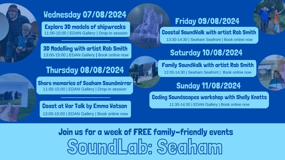 🌊  Join our SoundLabs: #Seaham Events: buff.ly/3WQYMKZ 🌊