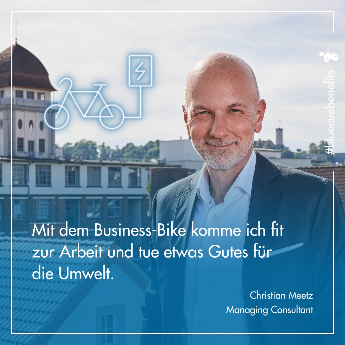 bluecue_de's tweet photo. „Mit dem #Firmenfahrrad komme ich nicht nur umweltfreundlich zur Arbeit, sondern ich habe mit dem Arbeitsweg auch gleich mein Sportprogramm erledigt.” – Christian Meetz
Komm auch Du fit zur Arbeit und #joinourteam! 🚴🏻♂️💙
#bluecue #digitalstrategies #mitarbeiterbenefits https://t.co/Vqp7NlEJnp