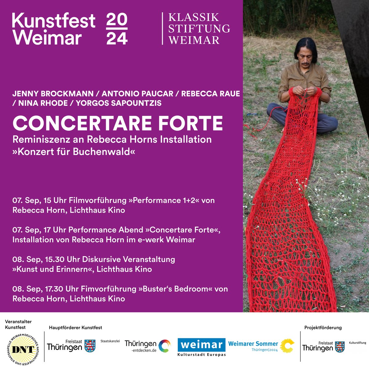 Klassik Stiftung (@klassikstiftung) on Twitter photo Am 21.08. startet das <a href="/WeimarKunstfest/">Kunstfest Weimar</a> ✨Wir sind unter anderem mit einer Filmvorführungen, einer Performance, einer diskursiven Veranstaltung und einer künstlerischen Intervention dabei. Das komplette Programm findet ihr auf der Website vom #Kunstfest ➡️ x.com/weimarkunstfest Am 21.08. startet das <a href="/WeimarKunstfest/">Kunstfest Weimar</a> ✨Wir sind unter anderem mit einer Filmvorführungen, einer Performance, einer diskursiven Veranstaltung und einer künstlerischen Intervention dabei. Das komplette Programm findet ihr auf der Website vom #Kunstfest ➡️ x.com/weimarkunstfest