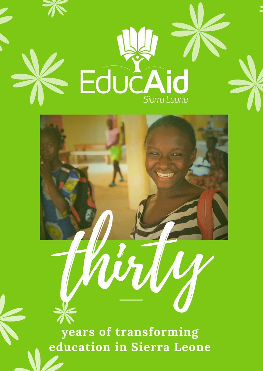 🎉 EducAid is 30!  
 From classes under a tree in Freetown to a now internationally recognized organisation, our journey has been filled with inspiring stories and transformations.
What are some of your favourite EducAid memories? Tell us more in the comments!
#EducAid30