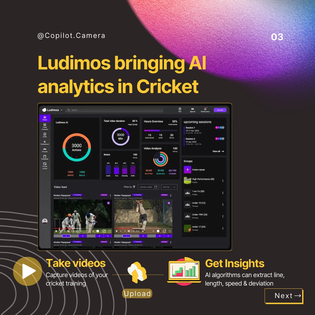 CopilotCamera's tweet photo. KYC🚀🤖 
AI is transforming the #sports &amp; #fitness world! 

Imagine personalized training plans and real-time performance insights at your fingertips. 🏃‍♂️💡 

See how @ludimos @tonal @veotechnologies are transforming sports!

Follow us for exciting updates! 🌟 
#AI  #Innovation https://t.co/ANtJA8epHe