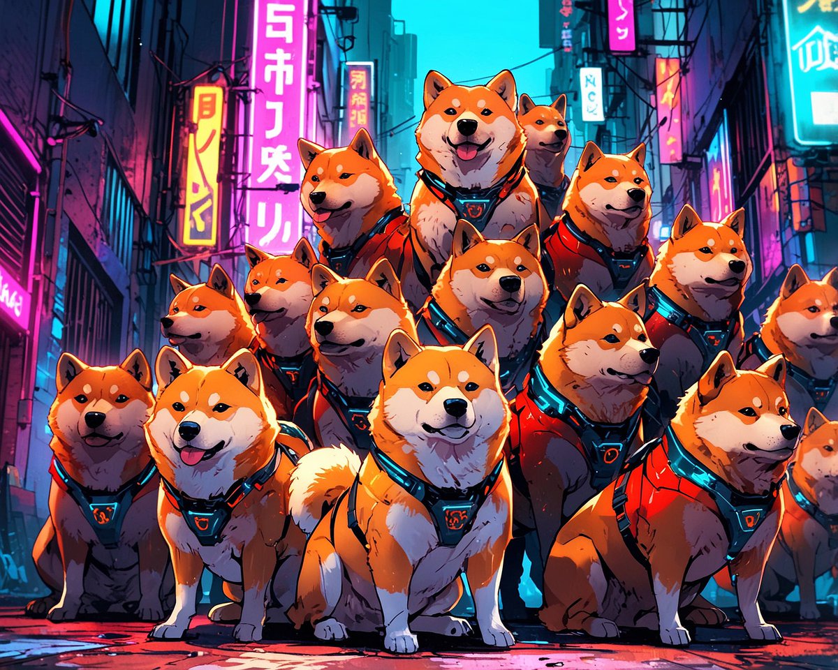 nashu_web's tweet photo. -Shiba Inu 部隊-
#AIart #CyberDogs https://t.co/6OqsS0KNEG