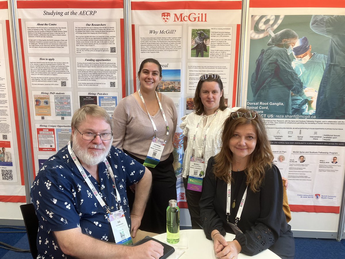 aecrpain's tweet photo. Questions? Come talk with us. From left:?Sid, Catherine, Magali, Monica. 

We can talk about training opportunities (graduate, PDF, professional) and research support platforms. 

We’re problem solvers, so stop by and chat. Booth 305 https://t.co/boYuhpJ9ai