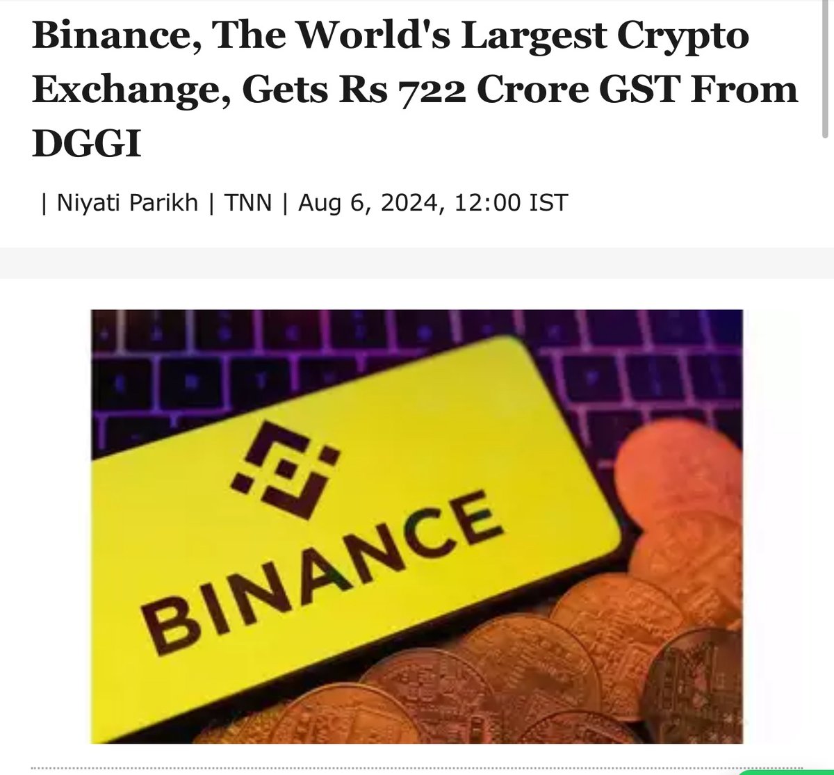 Crypto India News (@CryptoIndiaNews) / Posts / X