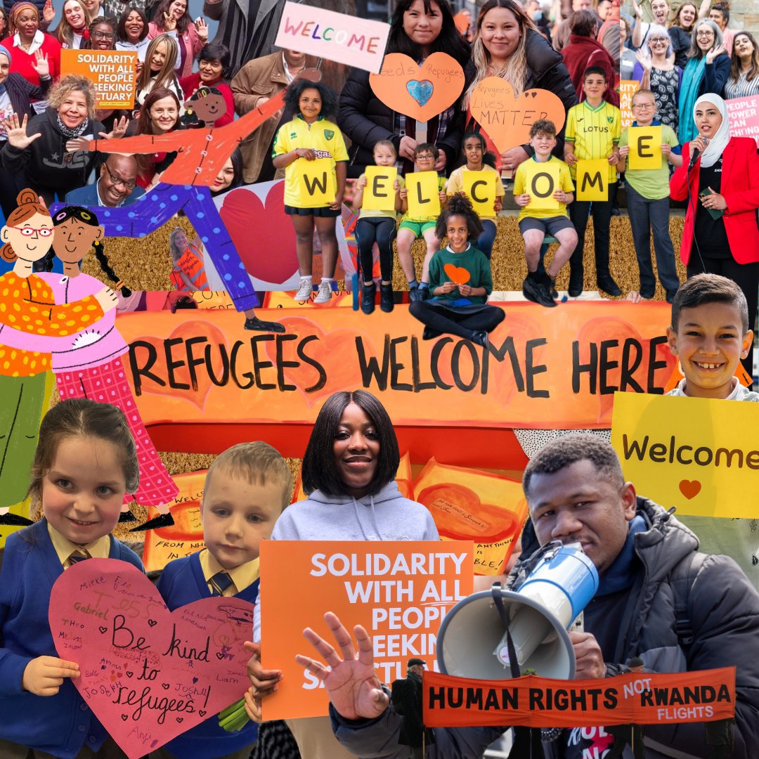 No hate, no fear: refugees are welcome here 🧡