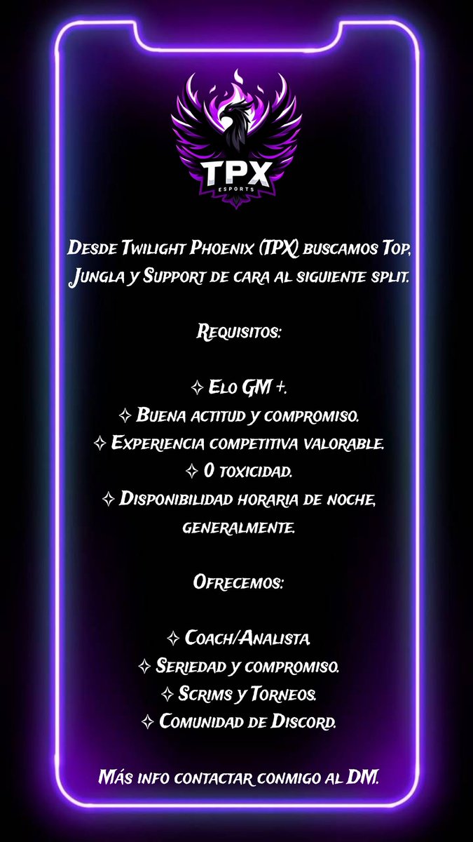 Volvemos a la carga con los trys, se agradece difusión 🔥💜