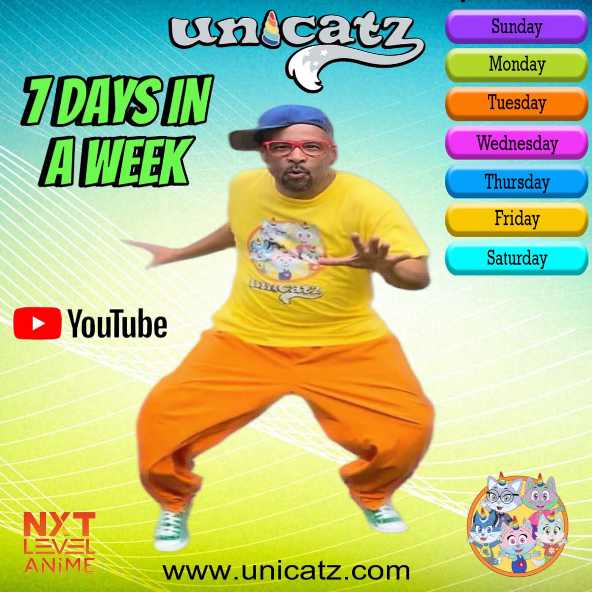 AnimeNxt99133's tweet photo. 🚨Hot new video release📢
On YouTube! Watch Full Video🎥🔥
Days Of The Week Song| By Unicatz| Kids Song. Click on link below to watch ⬇️
https://t.co/0RgfEdJF9A
#unicatz #educational #learning #inspirational #school #fun #dance https://t.co/MArtc8ZI1T
