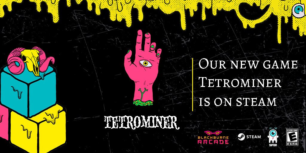 SIFOR_GAMES's tweet photo. We are excited to announce that our Steam page for Tetrominer is now live! Thanks to our partners Blackburne Games, we are thrilled to work on our first-ever PC game.  A
@Ludo_AI
generated game: https://t.co/WkiXQcW16V