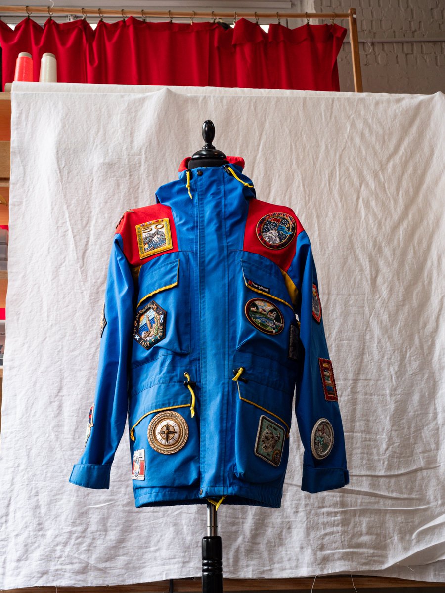 TheRealBerghaus's tweet photo. Celebrating 90 years of Sir Chris Bonington with a unique Trango paying homage to an illustrious career that stretches back to the 1950s.

Featured as hand embroidered badges, each one tells a story of first ascents and major expeditions, published books, equipment and more. https://t.co/KythKWvi5X