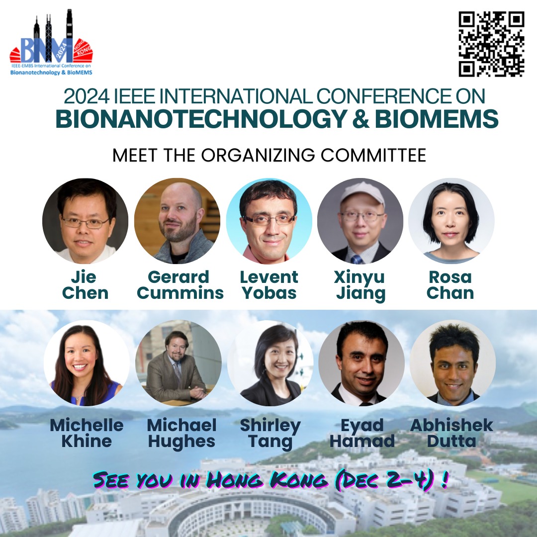 The call for papers for the inaugural <a href="/IEEEembs/">IEEE Engineering Medicine and Biology Society</a> conference on Bionanotechnology and BioMEMS is still open. We are accepting 1 page-extended abstracts. Further details here bnm.embs.org/2024/