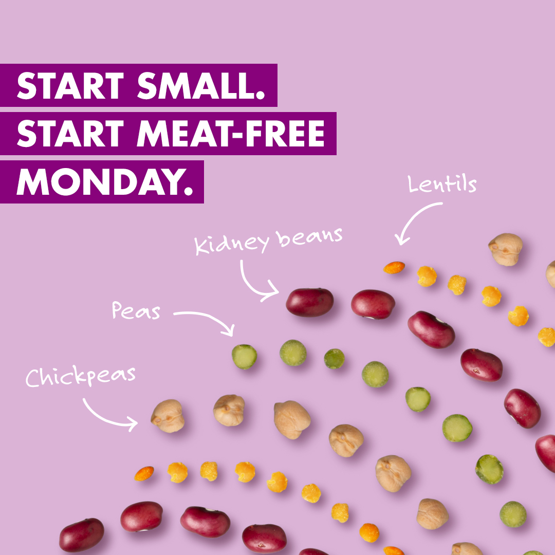 Start Small. Start Today⁠
⁠
Making a healthy change can be as small as replacing meat with legumes just once a week.⁠

A great place to start is with our Chickpea Burger, or the always popular Mexibean Tortilla Melt. 
⁠
For recipes head to livelighter.com.au/recipe/tag/leg…