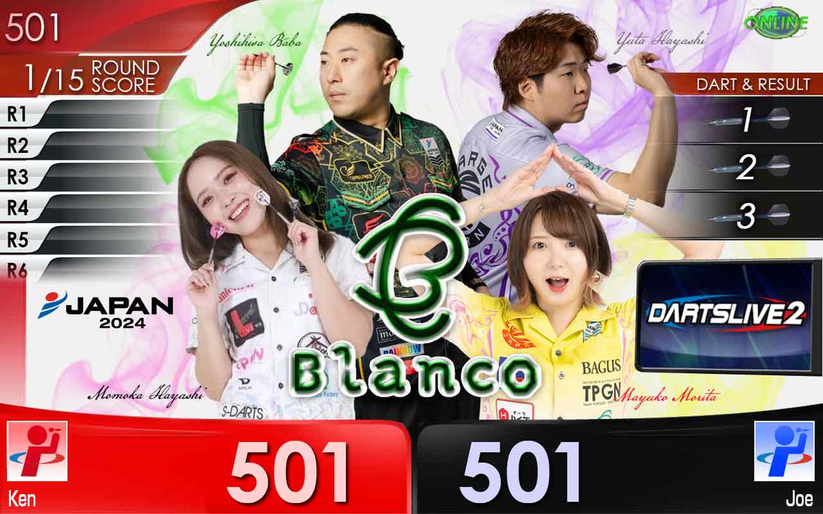 ダーツ祭り限定 DARTSLIVE CARD発売決定‼️ Blanco初となる ブランド