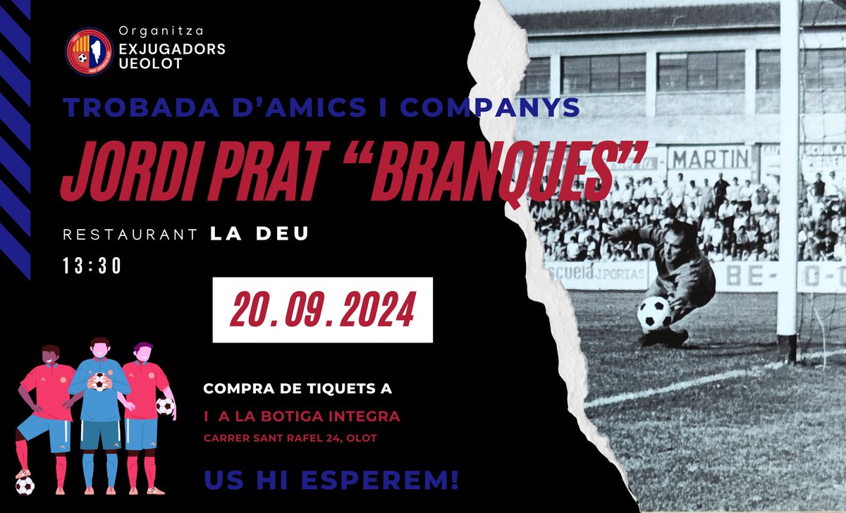 exjugadorsueolo's tweet photo. Preparant la trobada dels amics de Jordi Prat "Branques" al jugador k ha jugat més temporades a @UEO1921, al cartell no es definitiu, només la a data, és un esbós xq estigueu atents, seguirem informant #obertatothom https://t.co/ypaEoxEgpr