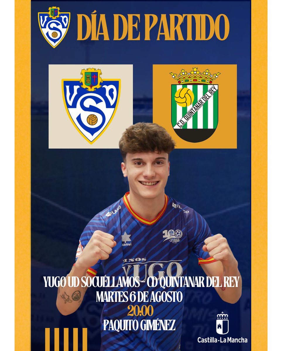 💥 DÍA DE PARTIDO | Hoy, tras más de dos meses, ¡VOLVEMOS AL PAQUITO GIMÉNEZ!

🎟️ Entradas: 5 euros en taquilla; carnet ORO  y niños gratis. 

🏆 Os esperamos en el Paquito 
🕦 20:00 horas 
📺 <a href="/CMM_Play/">CMMPlay</a> 

#VamosUnión 💙
