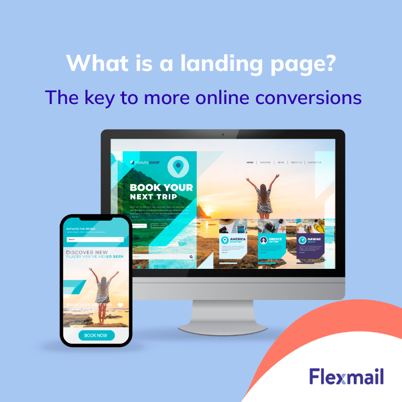flexmail_be's tweet photo. What is a landing page and why is it so important for your online marketing? 👇 We reveal everything you need to know about #landing #pages - the essential link in your digital strategy. From the basics to different types, essential elements and common pitfalls. We cover it all.