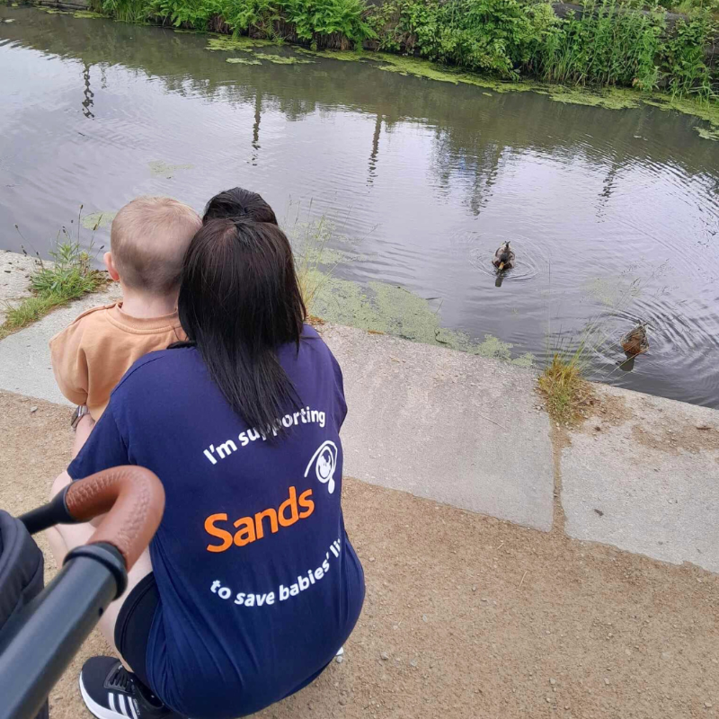 SandsUK's tweet photo. Because we all know someone who has lost their baby. Walk 100K over 30 days. Show they are not alone. Sign up now and get a free t-shirt.