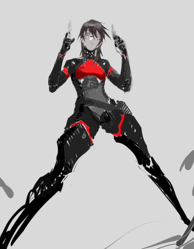 dariuskray's tweet photo. sketch that I just like 

#signalis https://t.co/CE7t0P0pHd