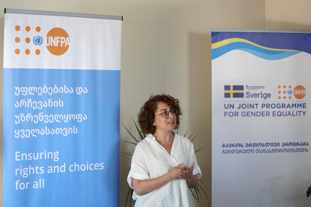 ungeorgia's tweet photo. UNRC @dtrebucq, UNFPA Head @BandzeladzeMar, together with famous author #NinoHaratischwili, open the 23rd Equality Corner at Tsodnis Café in Tsnori to introduce young minds to the literature on equality, tolerance, and freedom. #EqualityCorner #Georgia #Youth @IntelektiPub https://t.co/T57RhNkK8c