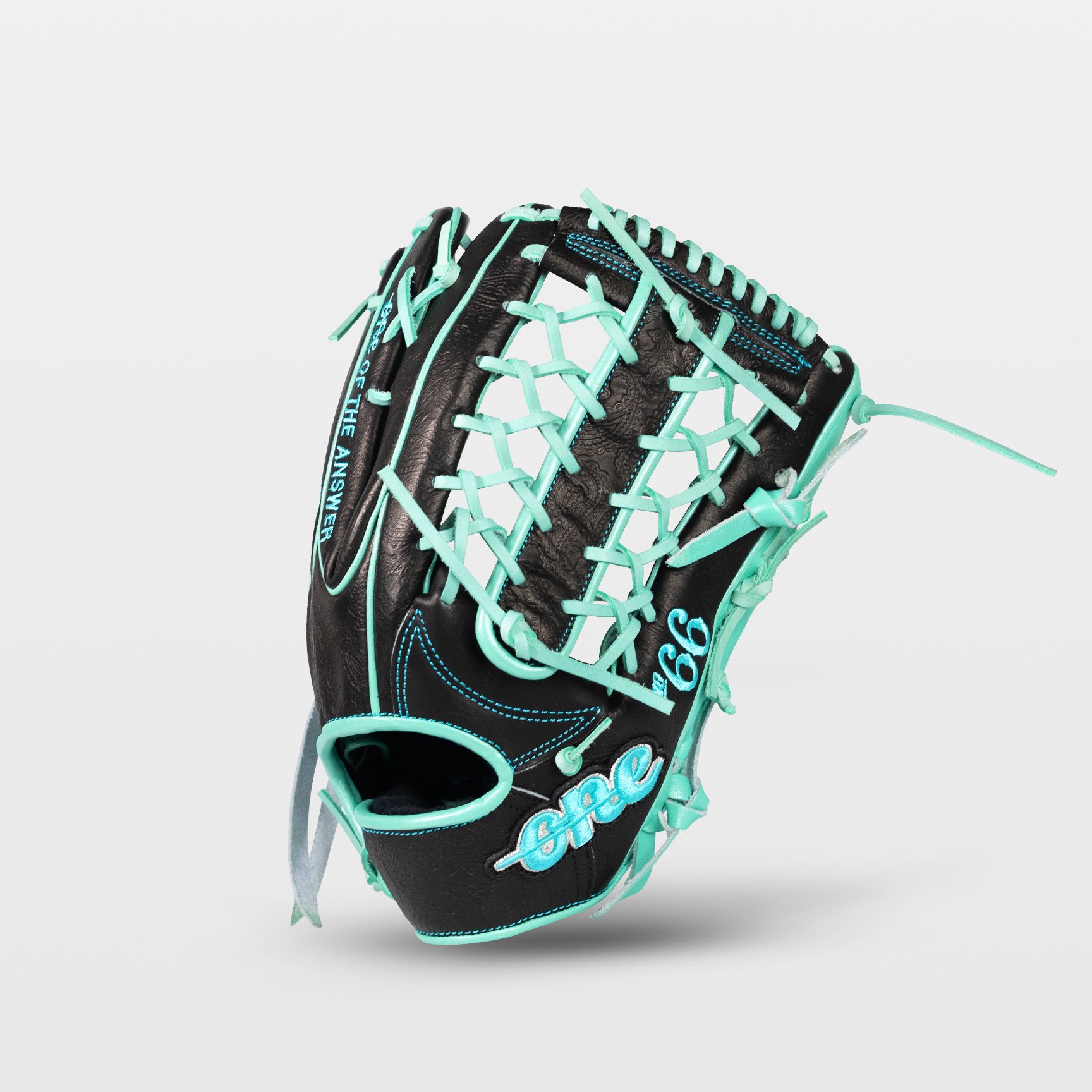 9個限定 万波モデル硬式グローブ ONE OF THE ANSWER one of the answer /