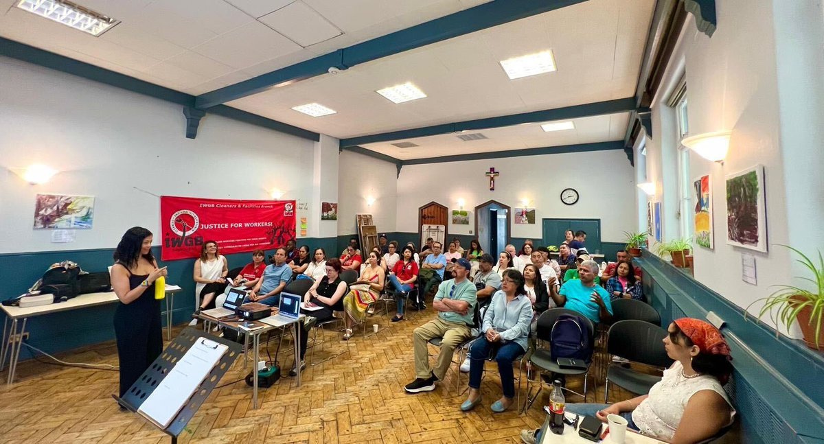 FocusOnLabour's tweet photo. Very grateful to @IWGBunion @IWGBcleaners members and staff for an insightful discussion on how to ensure workers can safely report issues and help raise standards in the #cleaning sector - #mHRDD https://t.co/xFWZ6OJRvx