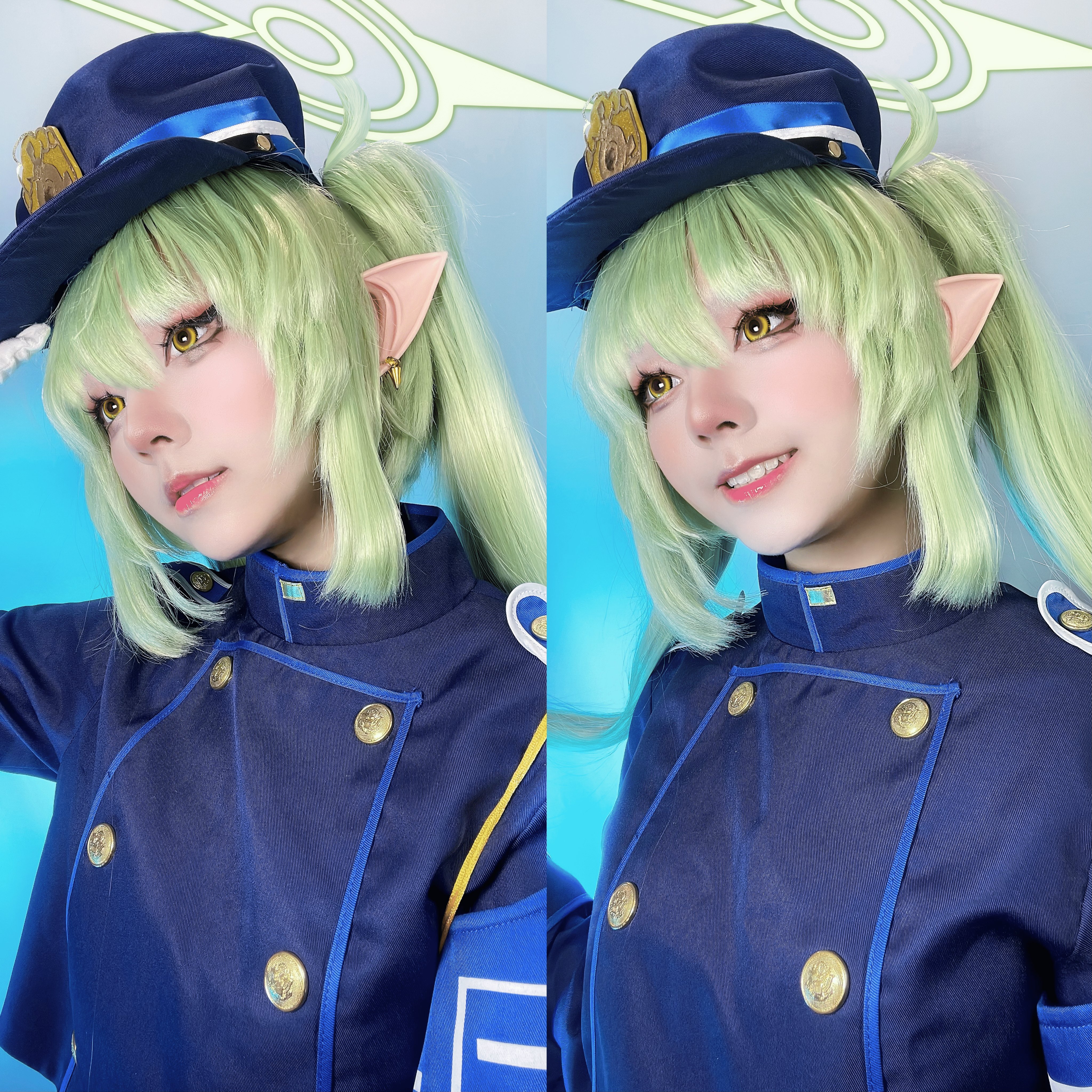 ブルーアーカイブ 橘ノゾミ コスプレ ブルーアーカイブ ハイランダー鉄道学園 双子 橘ノゾミ 橘ヒカリ