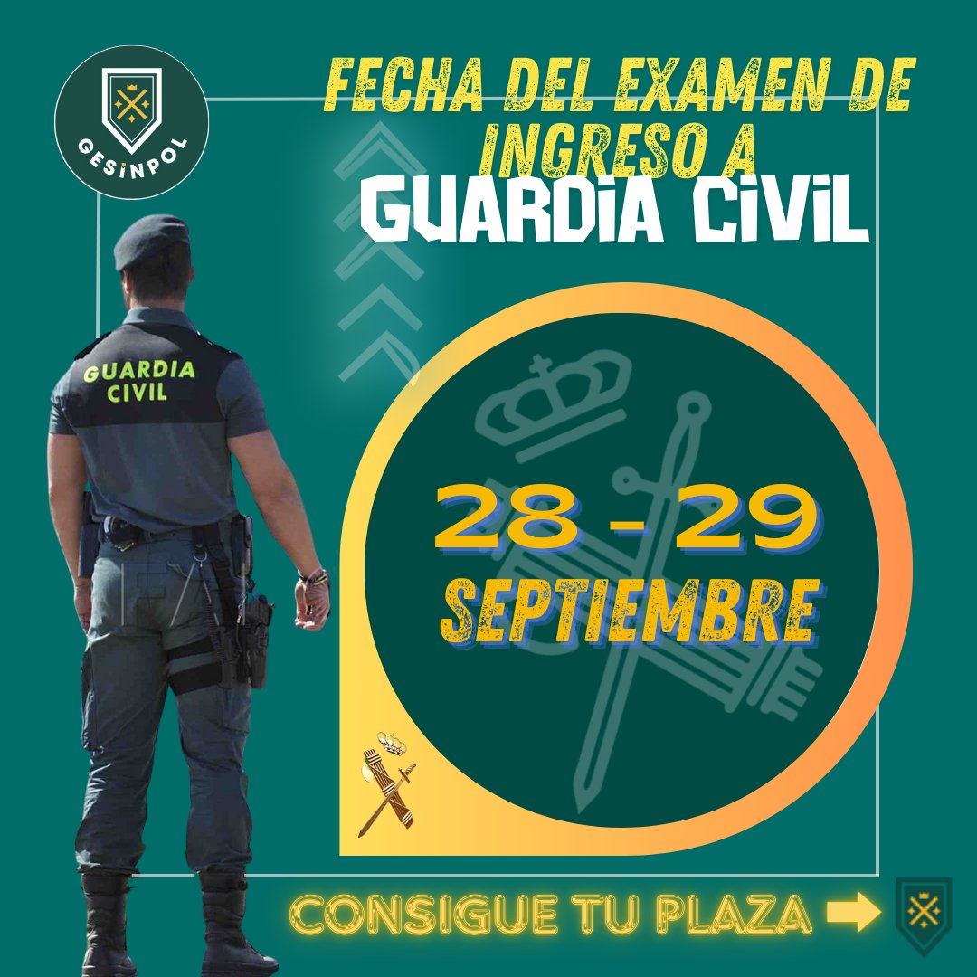 Academia Oposiciones Guardia Civil Gesinpol tweet media