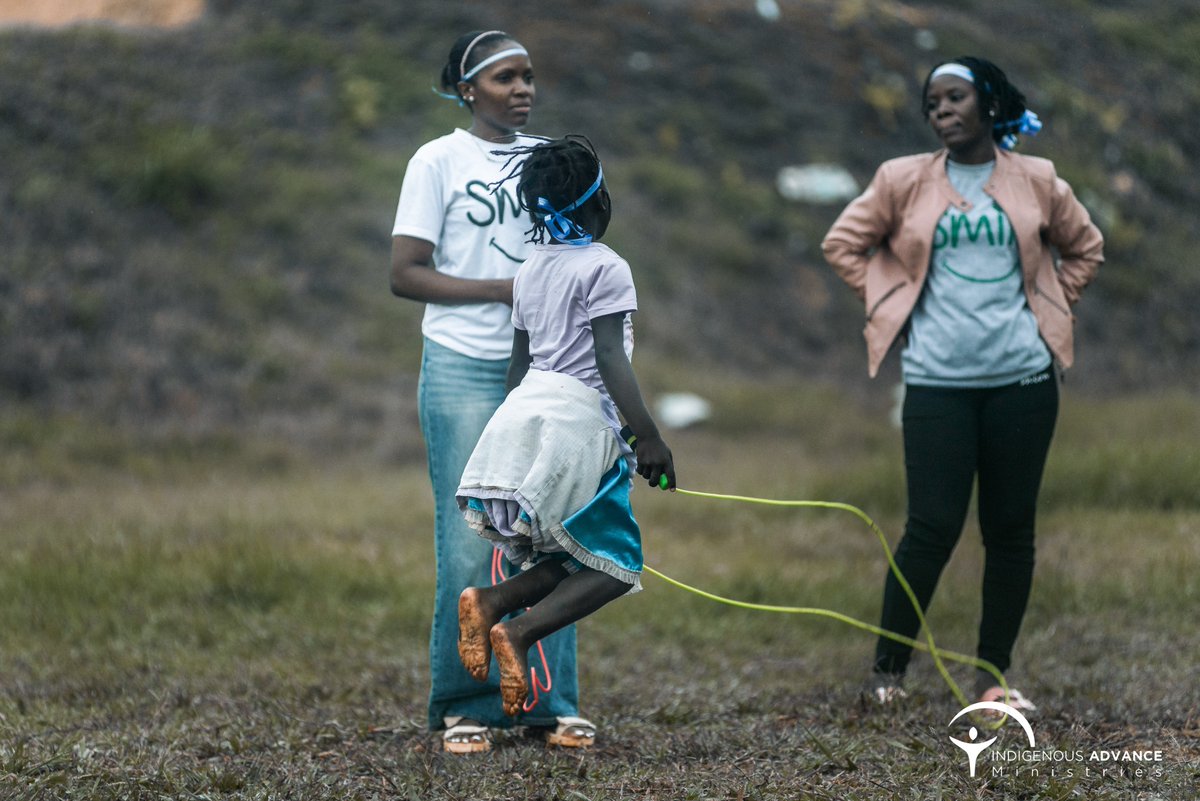 ia_ministries's tweet photo. Jumping into August with joy and faith! 
"Let the little children come to me...for the kingdom of heaven belongs to such as these." - Matthew 19:14 #SmileOnMinistries #IAMinistries https://t.co/k253UcTKkZ
