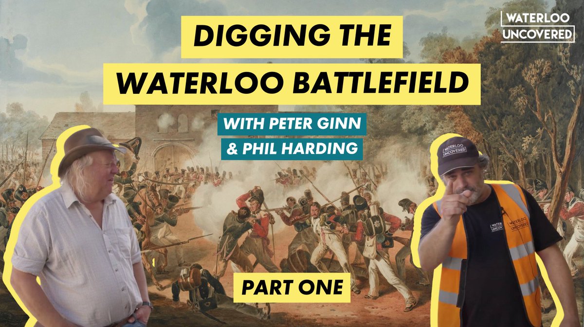 DigWaterloo's tweet image. 📢 BRAND NEW VIDEO 📢

With less than a month to go until this year's Excavation kicks off, join Peter Ginn &amp;amp; Phil Harding for a behind the scenes look at last year's dig at the iconic Hougoumont farm! Watch part 1 of a brand new Waterloo Dig tour here: youtube.com/watch?v=HjhFSs…