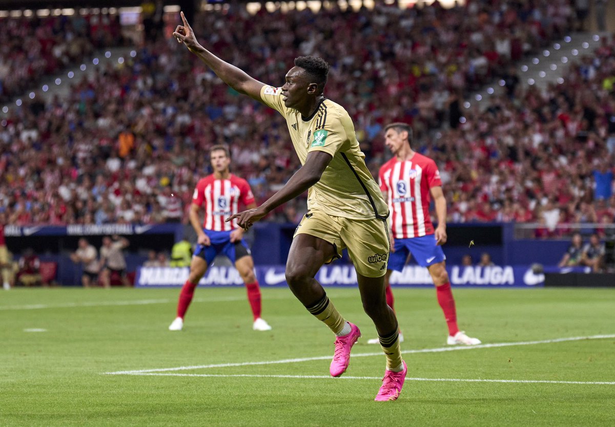 CorellanoJuan's tweet photo. Resumiendo: este gol en la jornada 1 ha provocado el fichaje de Julián Álvarez por el Atleti y movido 150M€ en traspasos. https://t.co/qVvY08Fr0Y