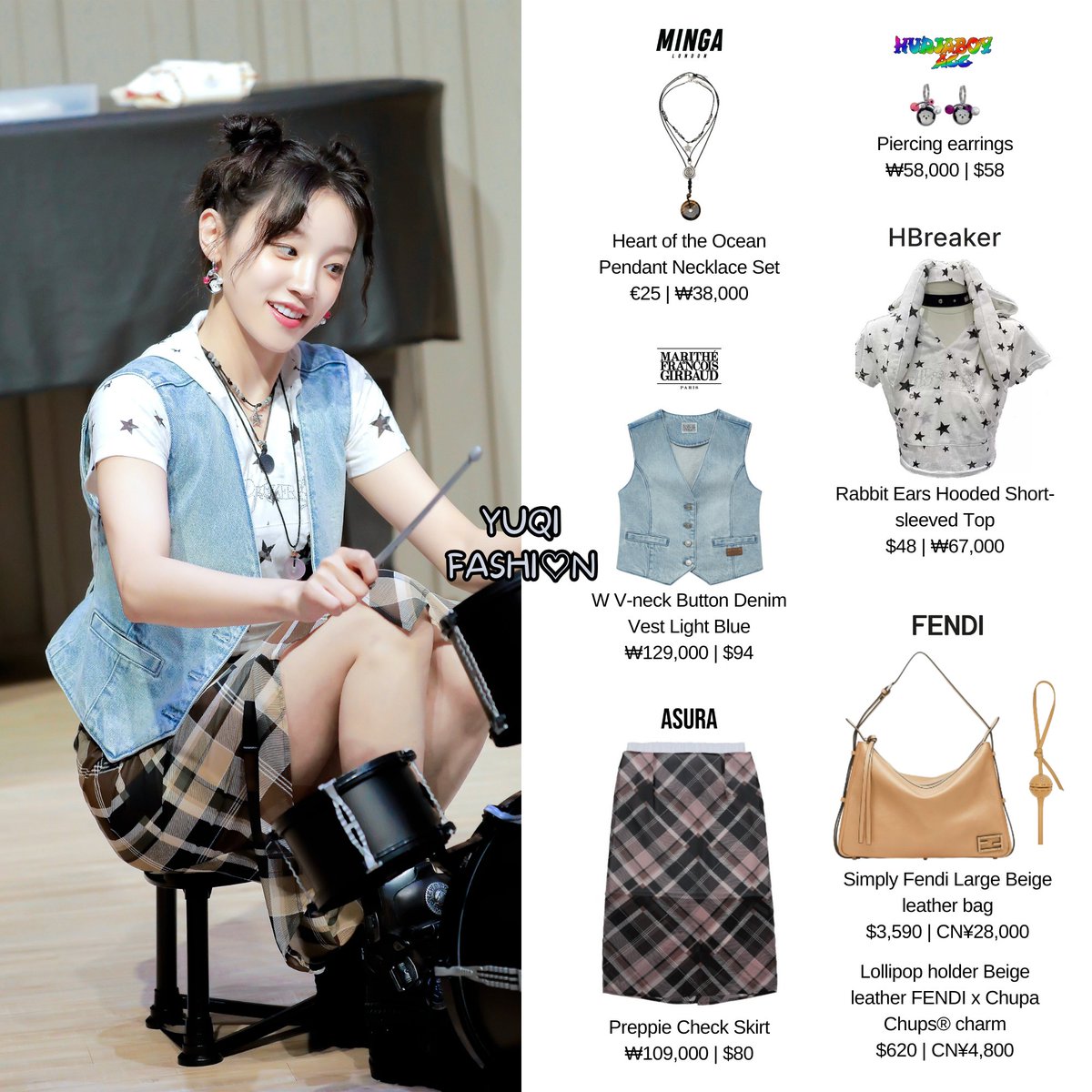 [240805] Fansign Event

She is wearing #mingalondon, #marithefancoisgirbaud, #asura, #hurjaboy, #hbreaker, #fendi, #newrock

#YUQI #yuqifashion #gidle #여자아이들 #우기