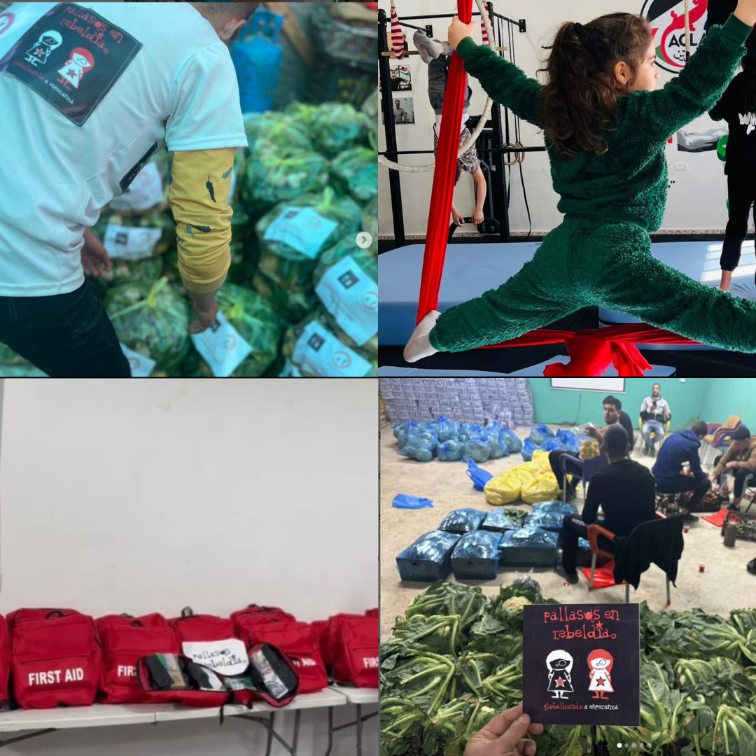 en_rebeldia's tweet photo. 🇵🇸✊🏾 Desde que comenzó la guerra en Gaza, desde Pallasos en Rebeldía hemos destinado 80.000 euros a la población palestina de Gaza y Cisjordania

Los enviamos a nuestras organizaciones hermanas Gaza Star Circus School, Lajee Center, Human Supporters y Al Bustan Association Silwan https://t.co/pH0YOzYIku