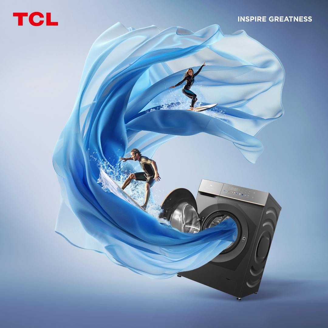 TCLPH's tweet photo. ππ Surf through laundry day with TCL's washing machine! Feel the powerful wash and gentle care, just like catching the perfect wave! πββοΈπβ¨ #TCL #PowerfulWash #GentleCare #SurfClean https://t.co/LDXKt8V4vh