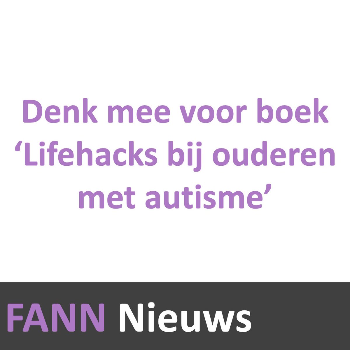 Denk mee in onderwerpen voor Boek 'Lifehacks voor ouderen met autisme'
Dat kan via docs.google.com/forms/d/e/1FAI…
#autisme #ouderemetautisme #lifehacks #boek