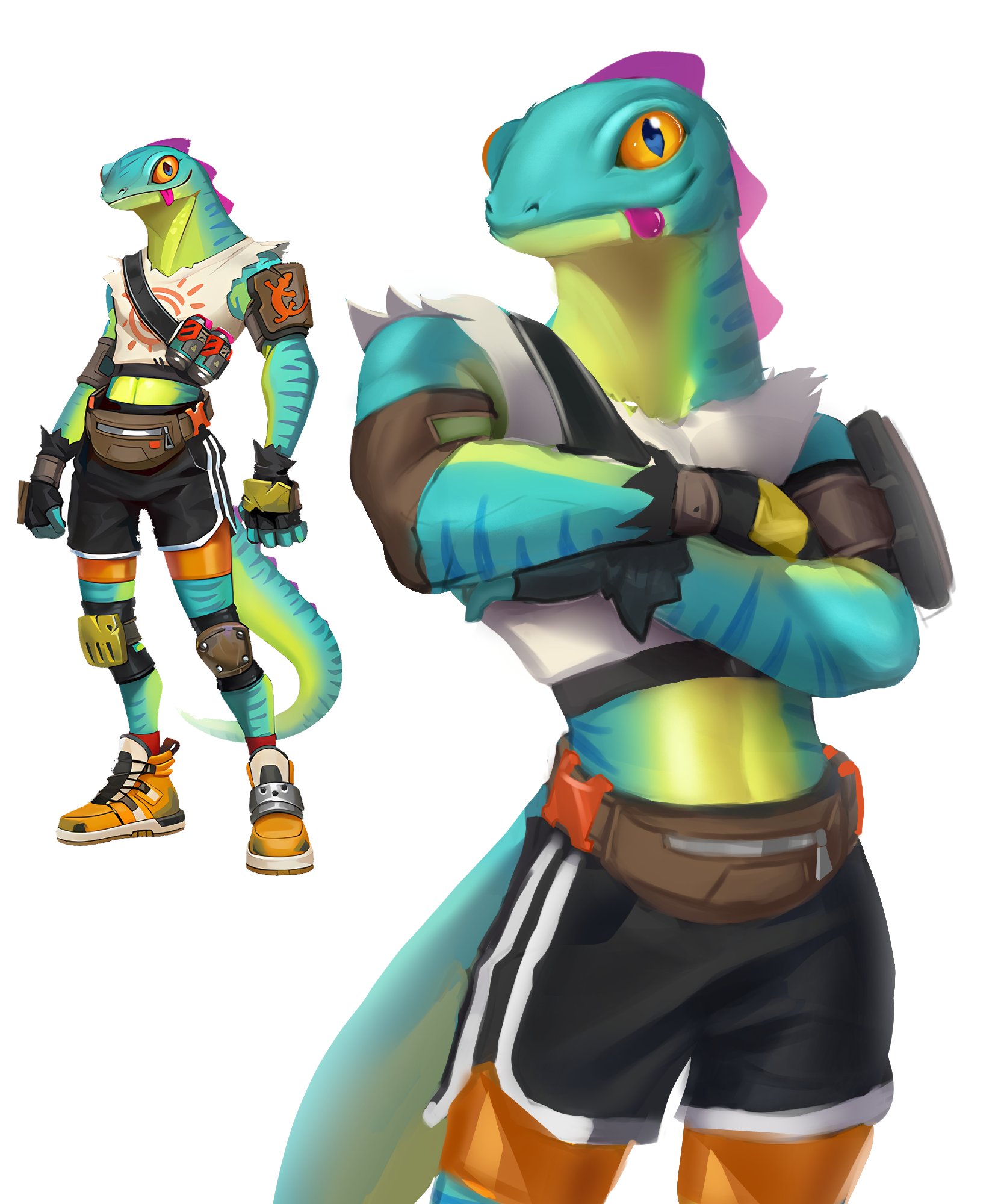 Lizzik (Fortnite) Minecraft Skin