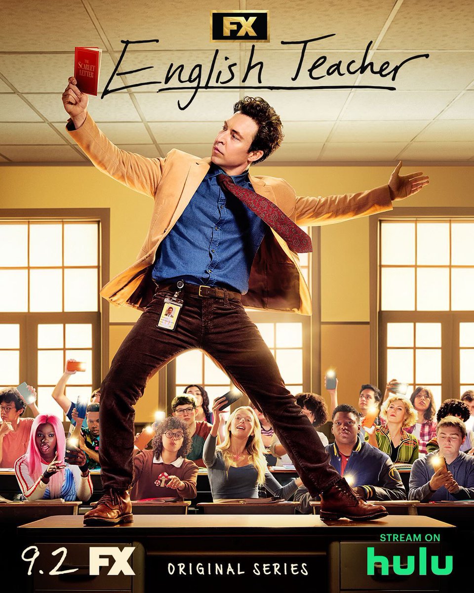 mkottick's tweet image. New Poster : Disney’s #FXProductions presents #EnglishTeacher - new comedy series coming to #FXNetwork on September 2, 2024 and streaming on #DisneyPlusHulu &amp;amp; Disney’s #Hulu the next day in the U.S. 🇺🇸 #DisneyPlus Canada 🇨🇦 release TBA #TheWaltDisneyCompany