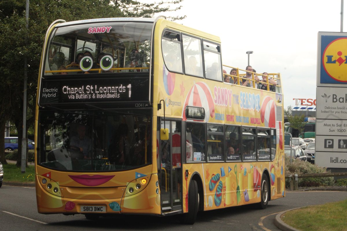 Stagecoach Skegness Hybrid E400 Sandy the Seasider 12041 S813 BWC