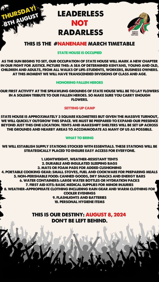 Laikkah's tweet photo. 🔥 Ignite the Change! 🔥
Mark your calendars for 8th August! The #NaneNane protest march is our chance to demand action and drive real reform. Bring your energy and passion 💪 let’s turn our voices into a powerful force for good. See you there🚶‍♂️🚶‍♀️ #NaneNaneMarch https://t.co/1bx9vLf1PC