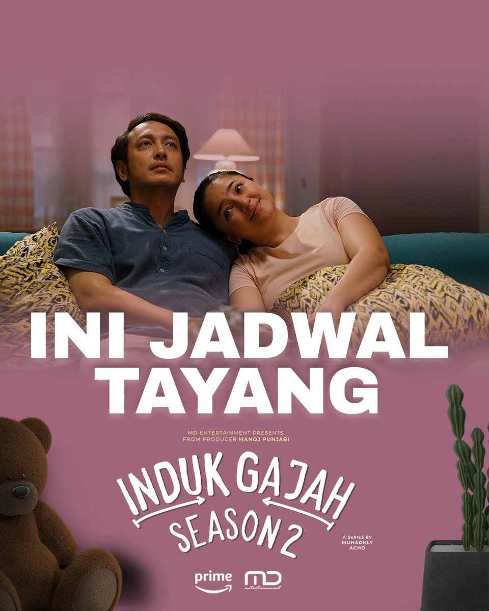 MDEntertainment's tweet photo. Tonton Induk Gajah season 2 sambil duduk manis… CAKEP! Kalian bisa ketemu Iragita setiap Kamis. Eaaa~ 

Catat dan jangan sampe ketinggalan, ya! 🤩

#IndukGajah
#MDEntertainment
#PrimeVideoID https://t.co/bBHRZGOp4U