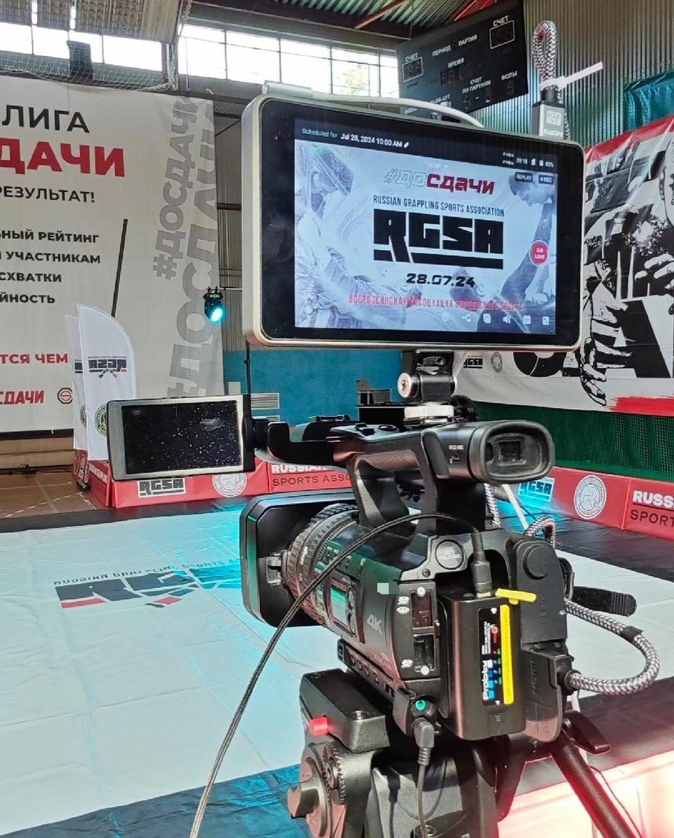 YoloLivTech's tweet photo. ๐คผโโ๏ธ Wrestling Live Streaming With YoloBox! ๐คผโโ๏ธ
Check out these awesome photos from our recent wrestling event in Russia! ๐ท
#yolobox #yololiv #yoloboxpro #yoloboxmini #yoloboxultra #yolodeck #streaming #livestreaming #broadcast #supportsmallstreamers #youtuber #camera https://t.co/ulK88qfGXi