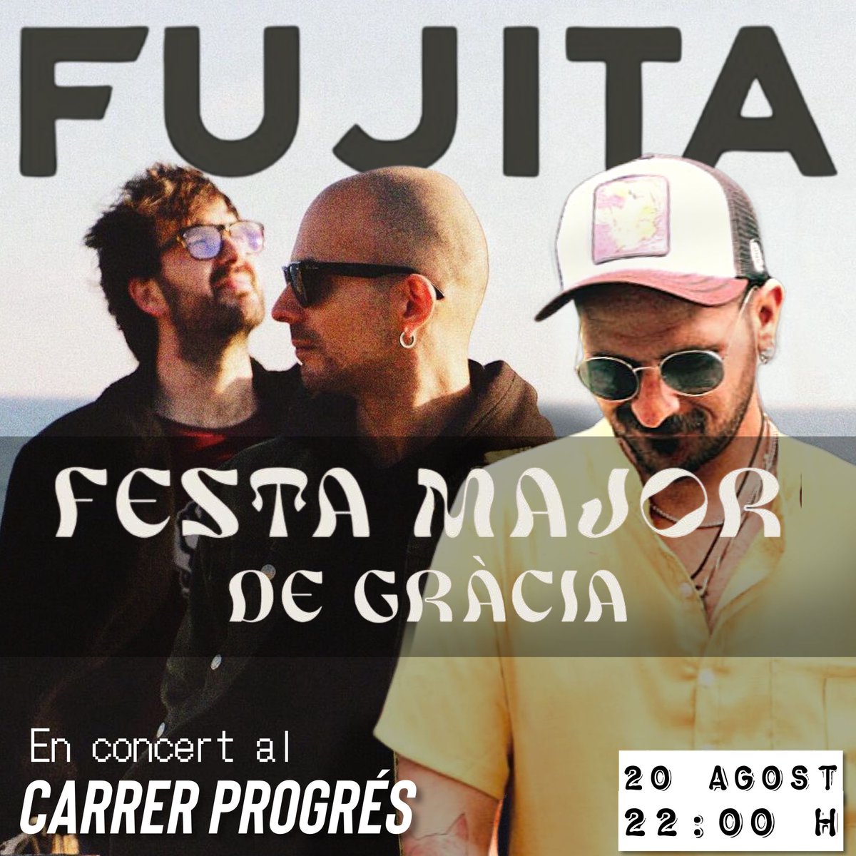 Teníamos muchísimas ganas de poder anunciaros esto: ¡El próximo día 20 estaremos tocando en las Festes de Gràcia de Barcelona! Nos hace una ilusión tremenda participar en estas fiestas en la que tantas veces hemos gozado como público 🫶 Os iremos informando!!