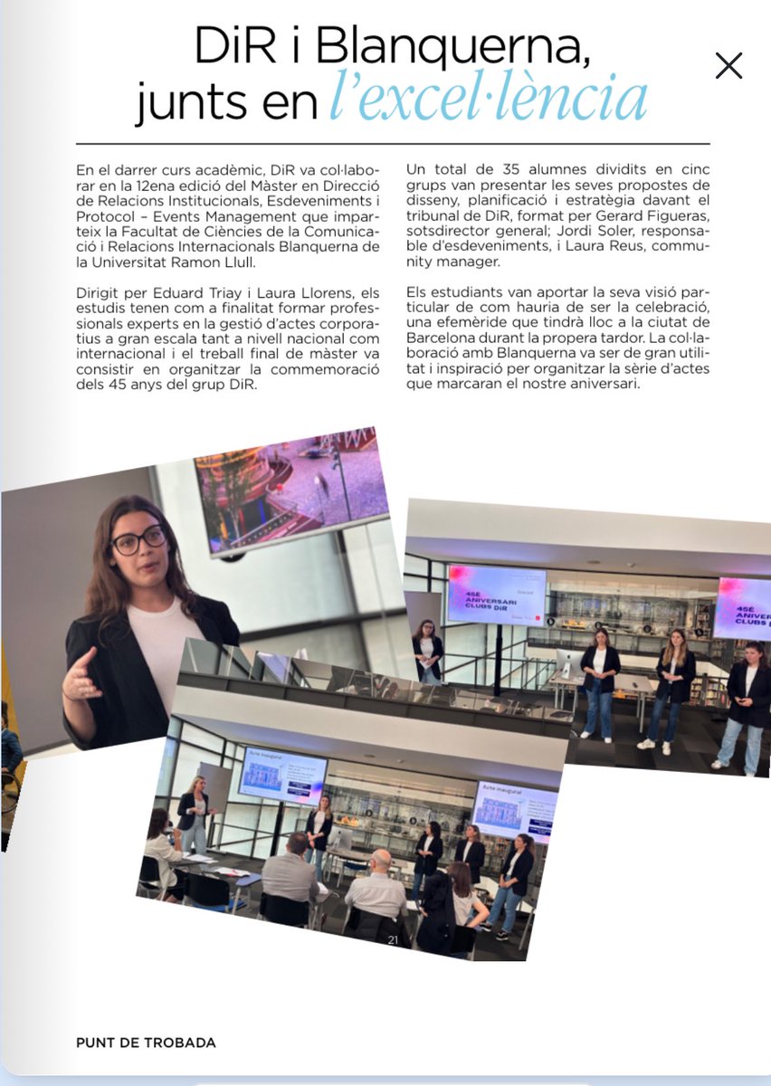 Màster Events Management Blanquerna tweet media