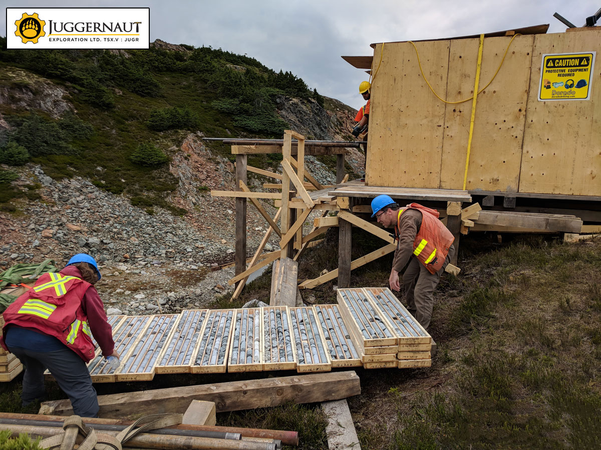 ResourceWorld's tweet photo. Juggernaut Drills Extensive Mineralization Containing Chalcopyrite and Pyrrhotite in Semi-massive to Massive ... - https://t.co/td0oHL7Emt #ResourceWorld #resourceinvesting #miningnews #mining @JuggernautExpBC #JuggernautExploration $JUGR.v $JUGRF #gold #silver #GoldenTriangle https://t.co/Pj3X3cWutQ